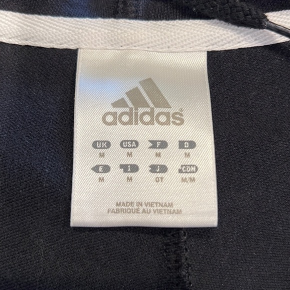 Adidas Jacket Medium Black with Stripes - Picture 6 of 7